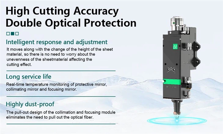 Factory Automatic Fiber Single Platform Laser Cutting Machine